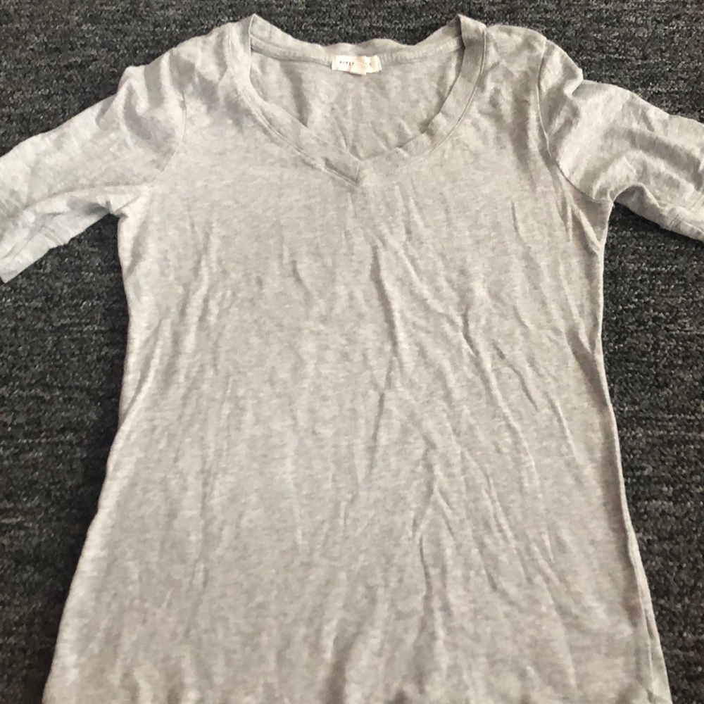 Gray shirt